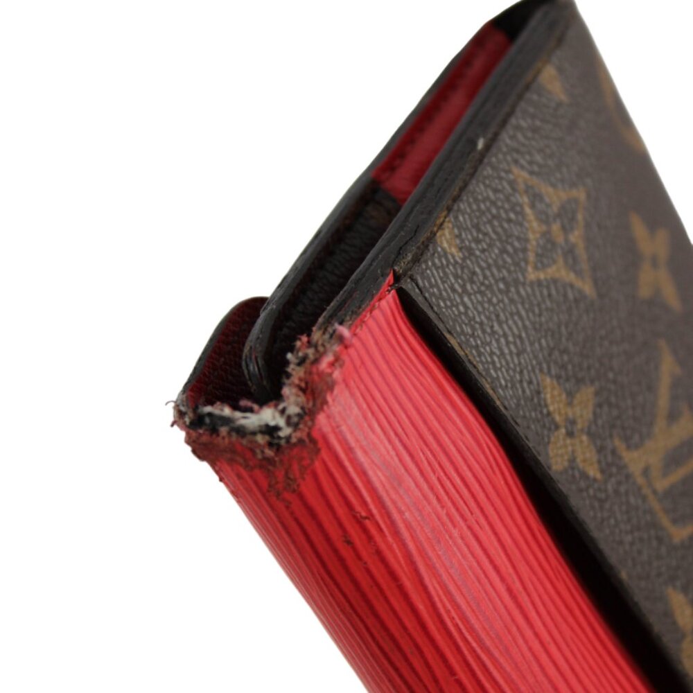 Louis Vuitton Pigment Marie-Lou Monogram & Red Long Wallet - Picture 9 of 9